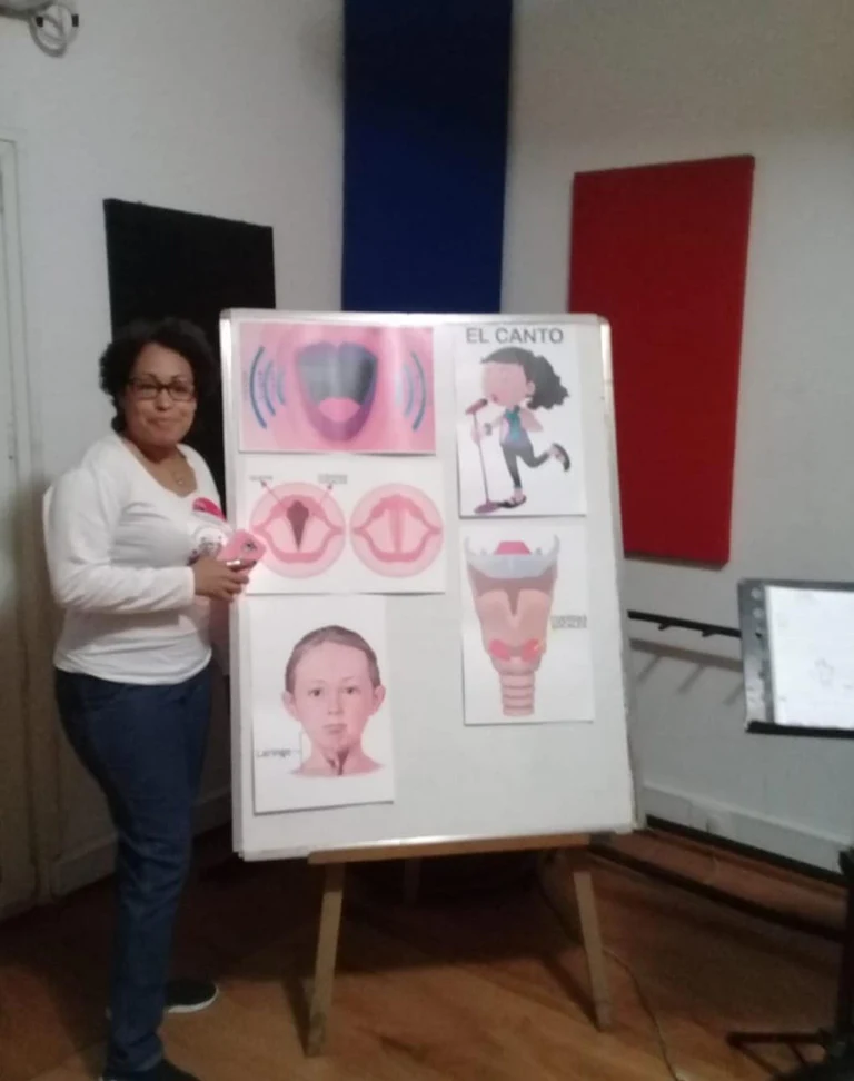 Actividad de canto en San Telmo